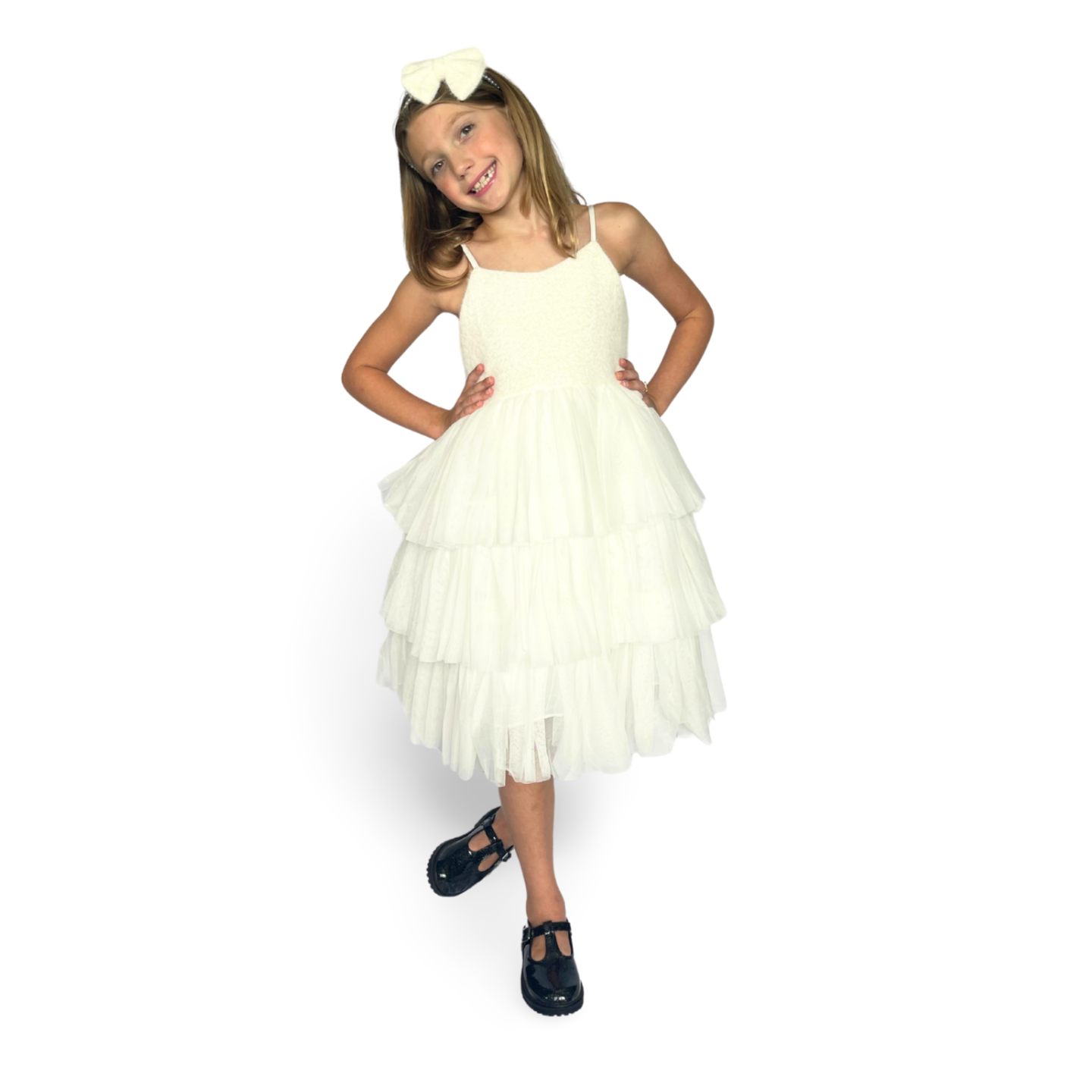 Ivory Frost Dress & Jacket - Mila Raine