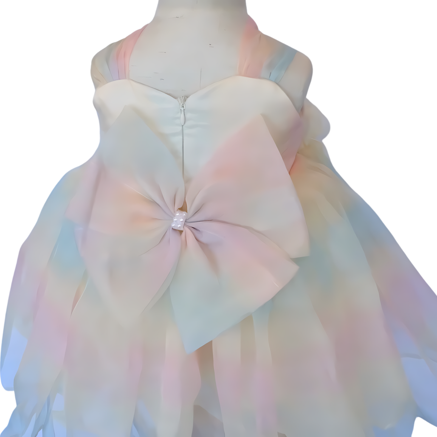 Pastel Bloom Mesh Dress - Mila Raine - #tag1# - #tag3# - #tag2# - #tag4#