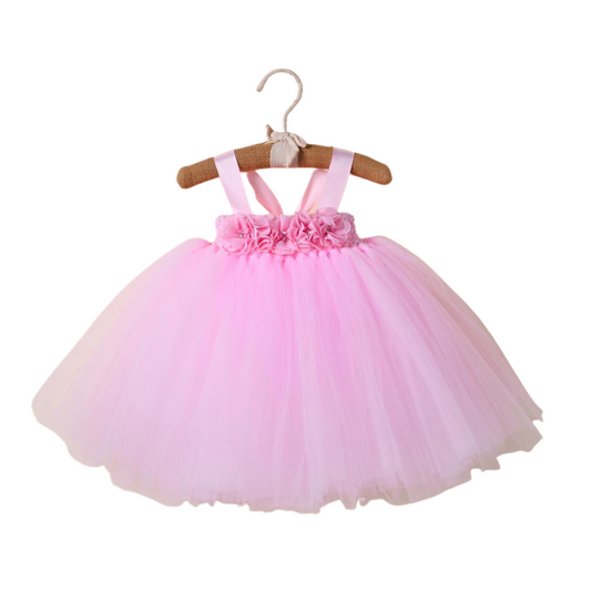 Pink Baby Flower Girl Dress