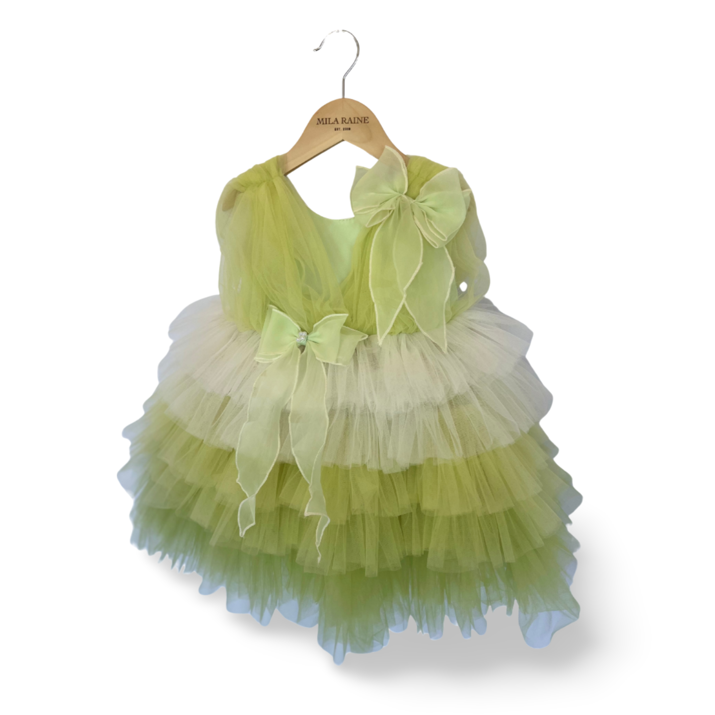 Dream Puff Spring Mesh Dress - Mila Raine 