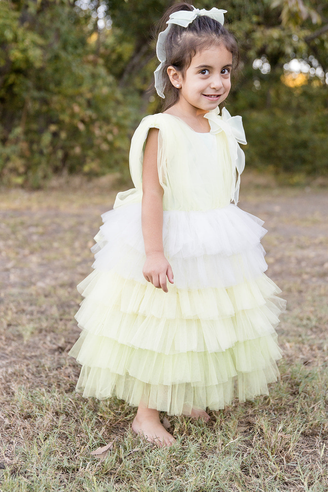 Dream Puff Spring Mesh Dress - Mila Raine 