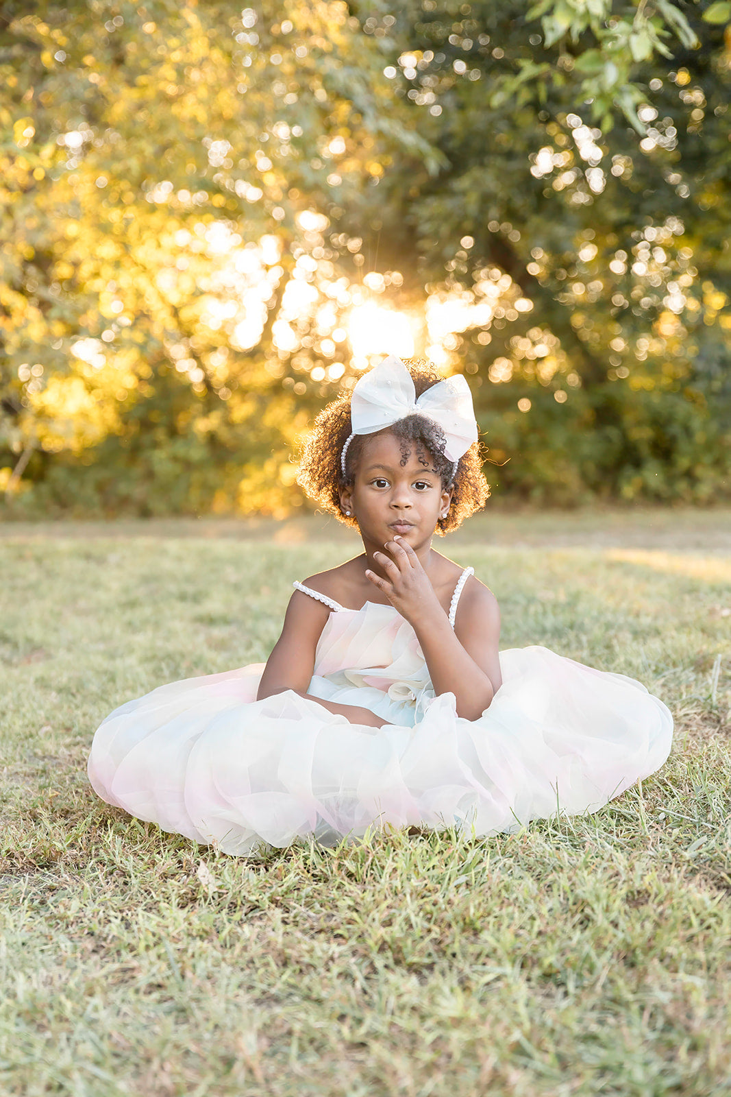 Cloud Puff Pearl Strap Dress - Mila Raine 