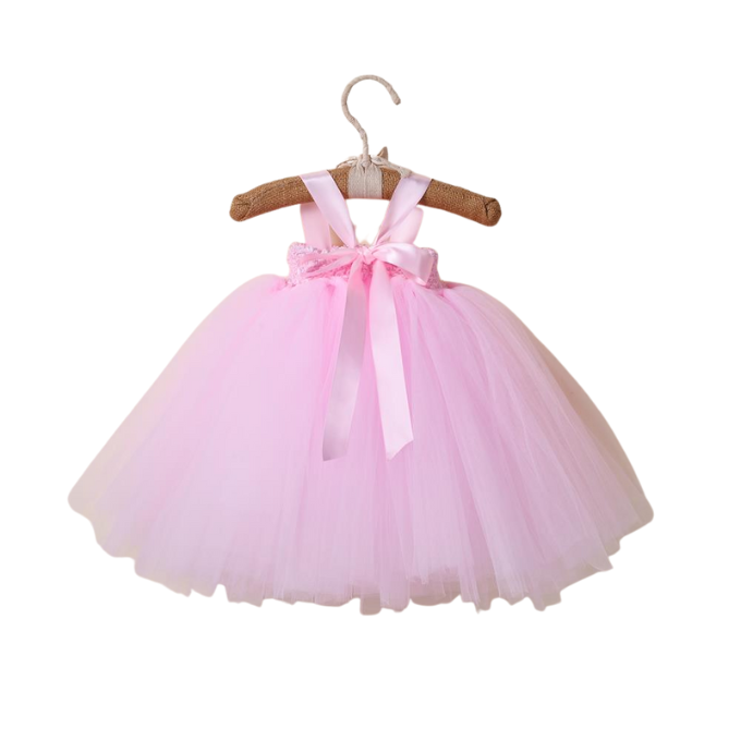 Pink Baby Flower Girl Dress - Mila Raine  - #tag1# - #tag3# - #tag2# - #tag4#