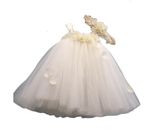 White Tulle Dress - Mila Raine  - #tag1# - #tag3# - #tag2# - #tag4#