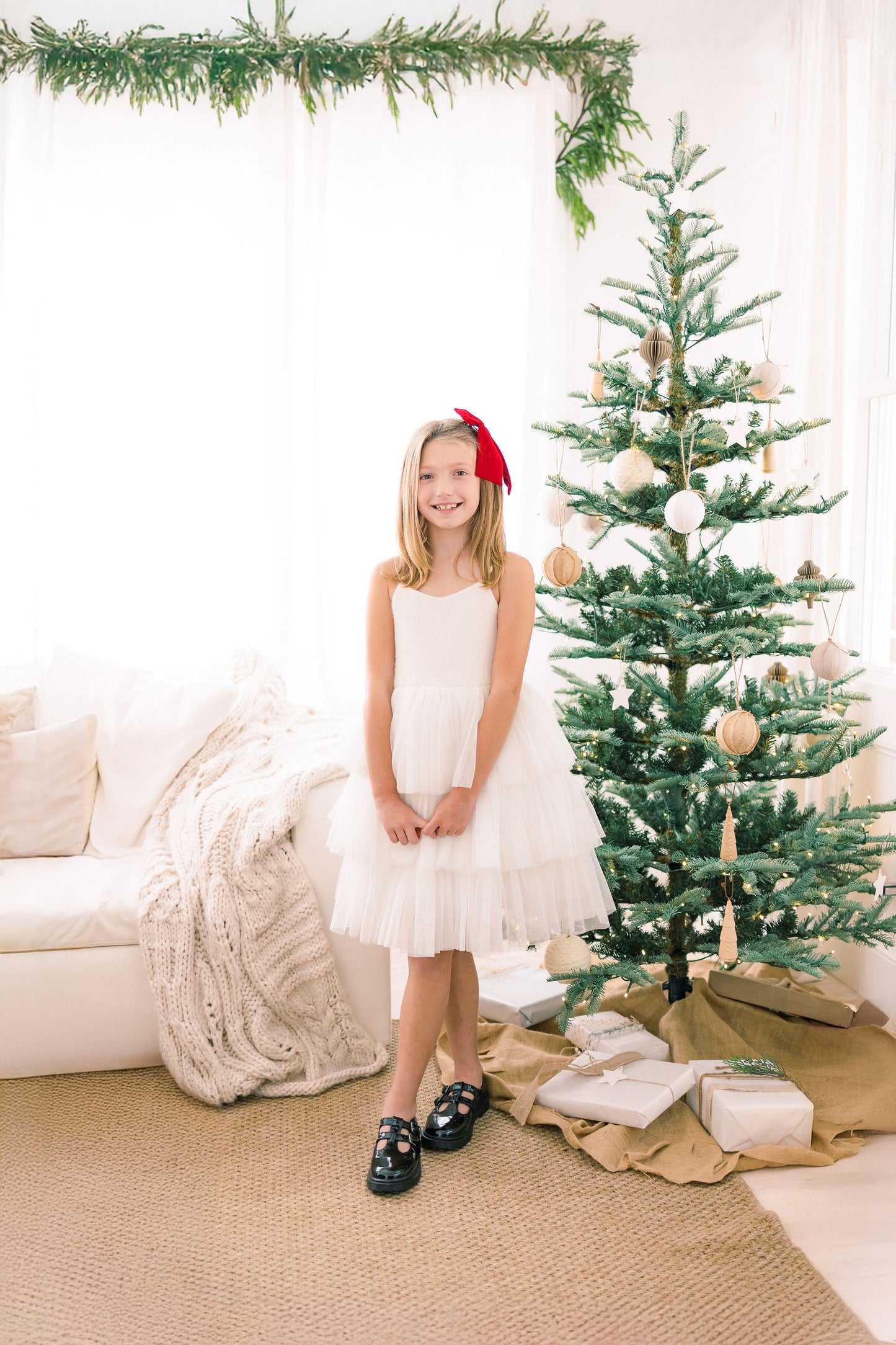 Ivory Frost Dress & Jacket - Mila Raine 